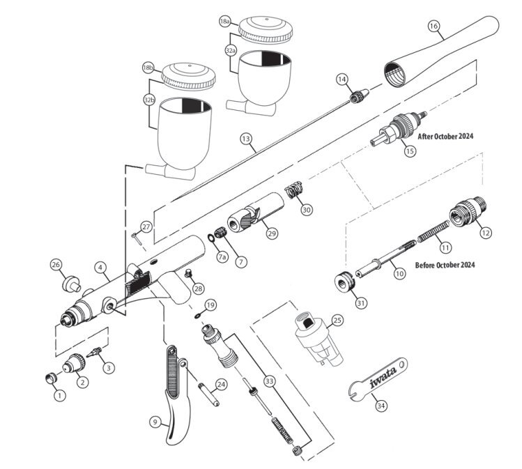 Revolution TR1 / TR2 &mdash; exploded parts diagram